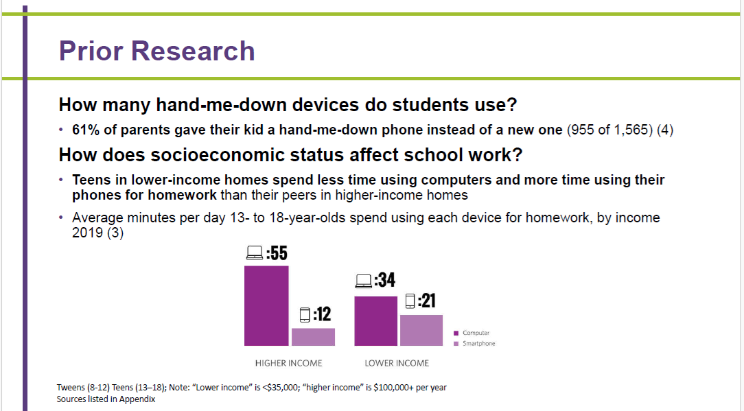 Hand-me-down devices